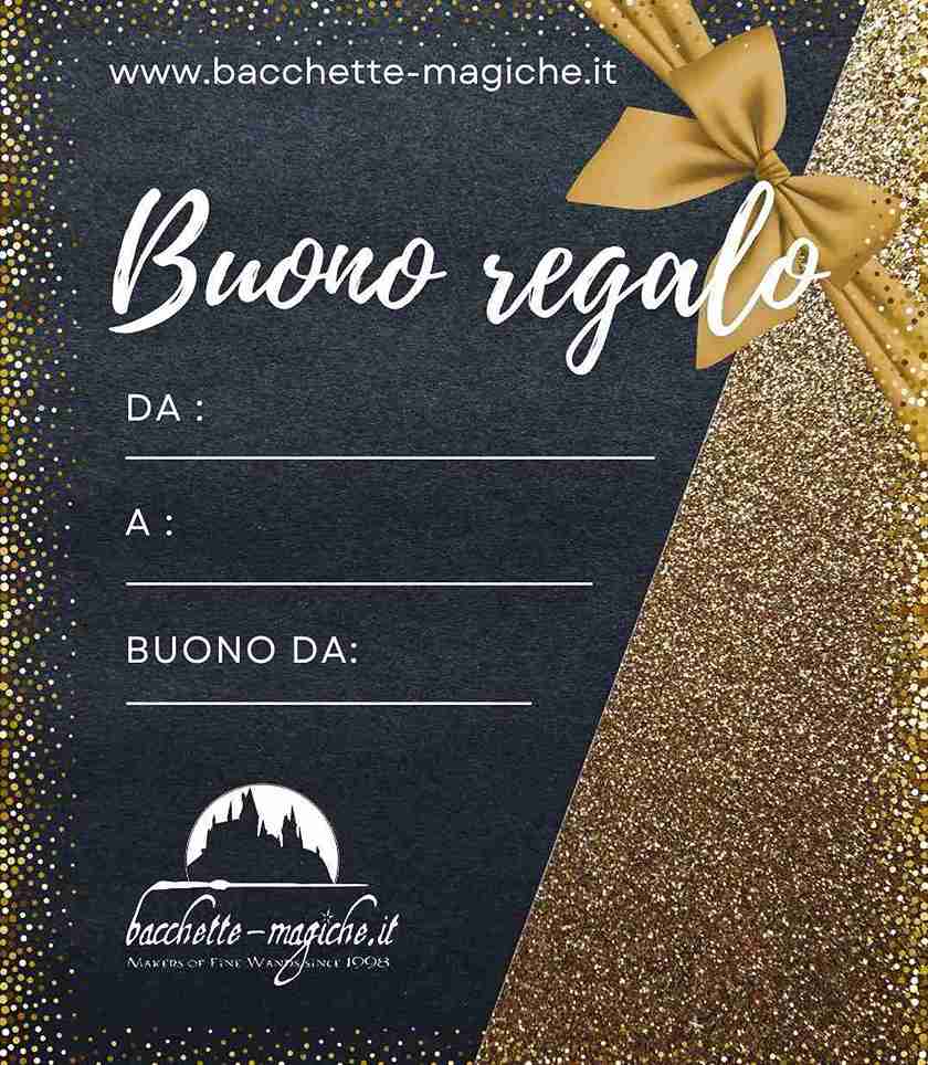 Buono regalo - Bacchette Magiche - natale a tema Harry Potter